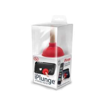 RED Plunger iPlunge Stand Holder for iPhone iPod Touch  