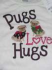 NWT Gymboree Pups and Kisses Outfit LS Pugs Love Hugs T