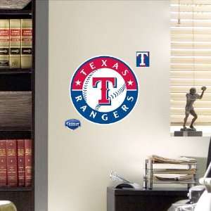  Texas Rangers Fathead Teammates Official Logo MLB Wall 