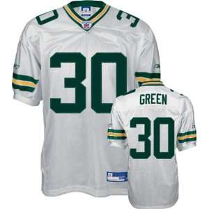  Ahman Green White Reebok Authentic Green Bay Packers 