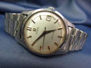 Mens Omega Seamaster Automatic Date Watch Stainless #180  