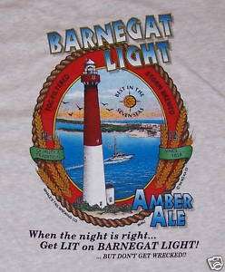 Barnegat Lighthouse Beer T Shirt  Med   XXXL FREE S/H  