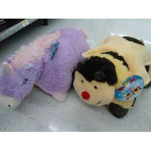 Unicorn and Bee Pillow Pet Set: Toys & Games