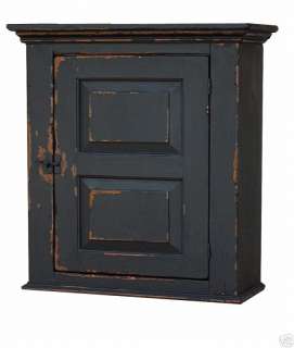   AMERICAN WALL CABINET PRIMITIVE PAINTED COUNTRY REPRODUCTION FURNITURE