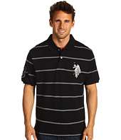 Polo Assn Striped Polo w/ Tonal Emb. PP $21.99 ( 52% off MSRP $ 