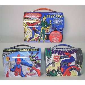  Retro Spiderman Dome Lunch Box . Assoretd Styles Available 