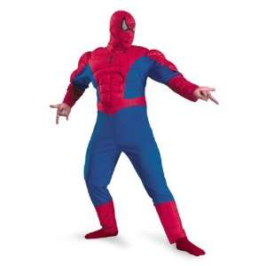Spiderman Classic Muscle Chest Costume:  Home & Kitchen