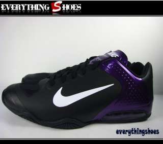   Hyperbold Low Black White Purple Mens Basketball Shoe 487621001  