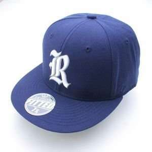 Rice Owls Slider Fitted Hat (Navy):  Sports & Outdoors