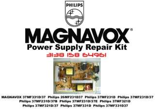 PHILIPS MAGNAVOX Power Repair Kit for 3138 158 64961  