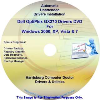 Dell OptiPlex GX270 Drivers Restore Recovery DVD Disc  
