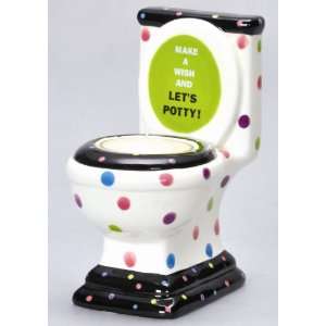  Gifts to Go   Let Us Potty Tea Light Holder: Home 