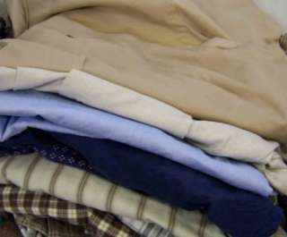 62 PC Wholesale Mens Size X Large Clothing Lot Jackets Knit Shirts 
