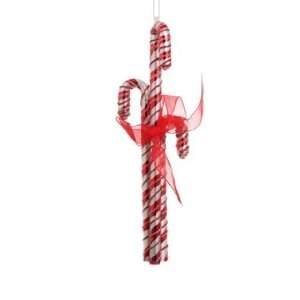  Candy Cane Glass Ornament: Kitchen & Dining