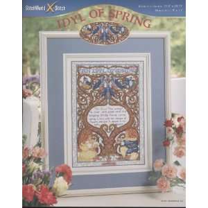   of Spring Counted Cross Stitch Pattern Chart: Arts, Crafts & Sewing