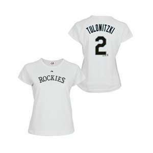 Colorado Rockies Womens Troy Tulowitzki Name and Number T Shirt by 