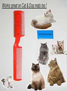   IN DOGS & CATS Super Razor Hair Cutting Comb, Great for Trims & Cut