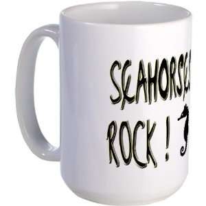  Seahorses Rock Pets Large Mug by  Everything 