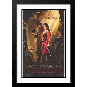 The Brothers Grimm 20x26 Framed and Double Matted Movie Poster   Style 