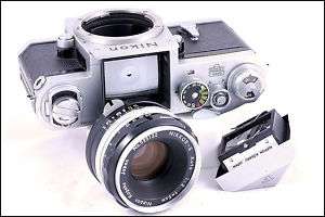 NIKON F Body Early 640XXXX + 50/2 TICK MARK Lens 5cm f2  
