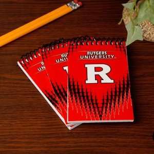  NCAA Rutgers Scarlet Knights 3 Pack Memo Books Office 