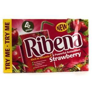 Ribena Ready To Drink Strawberry 4 Pack 800g  Grocery 