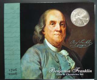   CHRONICLE SET FEATURING AN UNCIRCULATED COMMEMORATIVE SILVER DOLLAR