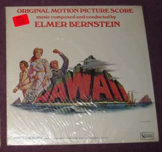 SEALED 1966 HAWAII Film Soundtrack LP ELMER BERNSTEIN  