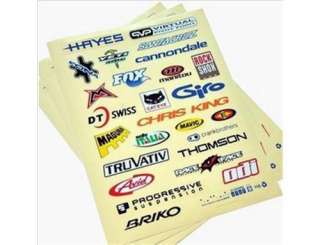   Outdoor Bicycle Cycling Mountain Bike Skateboard Decal Stickers Sheets