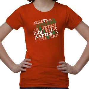  FAMU Rattlers Youth Girls Crossword T Shirt   Orange 