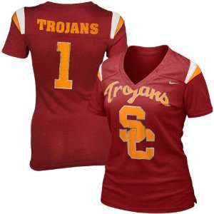  Nike USC Trojans Ladies 2011 Replica Football Premium T 