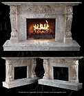 Antique Walnut Federal Style Fireplace Mantel  