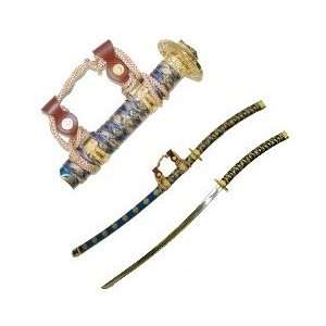  JIN TACHI SAMURAI SWORD (Blue)   Collectors Edition 