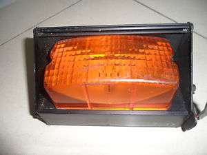 Federal Signal Grill / Deck Amber Light with Mounting Brackets #SML1 