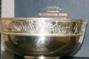 Franklin Mint Bicentennial Silver Bowl  