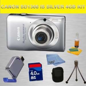PowerShot SD1300 IS 12.1 MP Digital Camera with 4x Wide Angle Optical 
