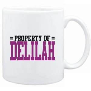  Mug White  Property of Delilah  Female Names