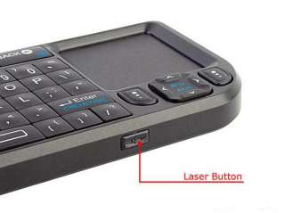   Mini Wireless Keyboard Touchpad mouse with a handheld keypad  