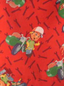 HANDY MANNY on Red Pillowcase & Travel / Small Pillow  