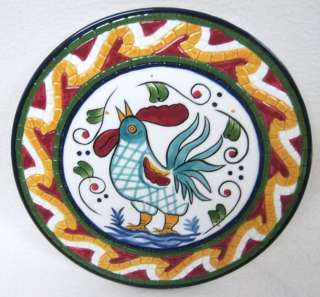 1999 CLAY ART MOSAIC ROOSTER TRIVET MADE IN CHINA  