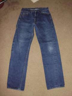LEVIS 201XX LVC mens SELVEDGE 1920 BIG E jeans 31 x 34 Redline 