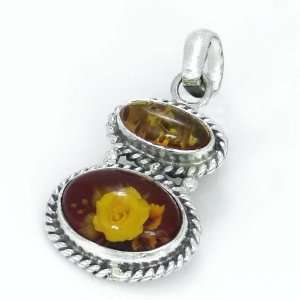  4.50 Gm Natural 50 Million Years Old Amber 925 Silver 