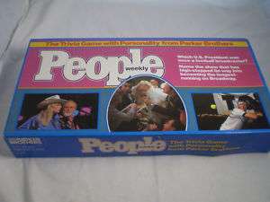 NEW People Weekly 1984 Trivia Board Game Parker Brother 073000000684 
