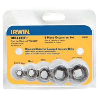 Irwin 5 Piece Bolt Grip Nut Remover Set  