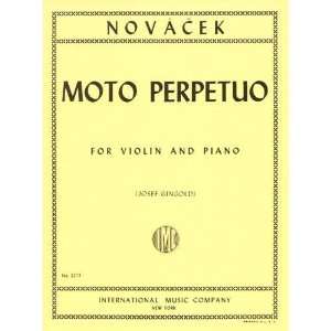  Ottokar Novacek Moto Perpetuo   For Violin and Piano 