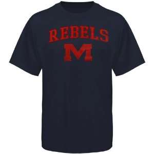 Ole Miss Rebels Shirts  Mississippi Rebels Navy Blue Universal Mascot 