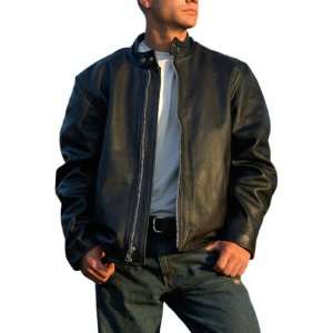  Interstate Leather Mens Basic Touring Jacket (Large 