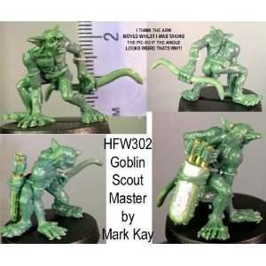   Miniatures Mark Kay   Goblin Scout w/ bow and quiver Toys & Games