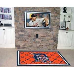  Exclusive By FANMATS MLB   Detroit Tigers 5 x 8 Rug