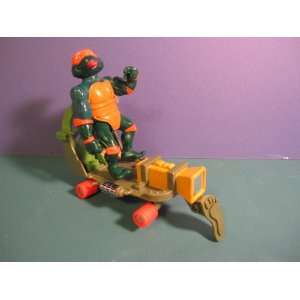  TMNT FOOT MOBILE AIR BOAT WITH FIGURE 